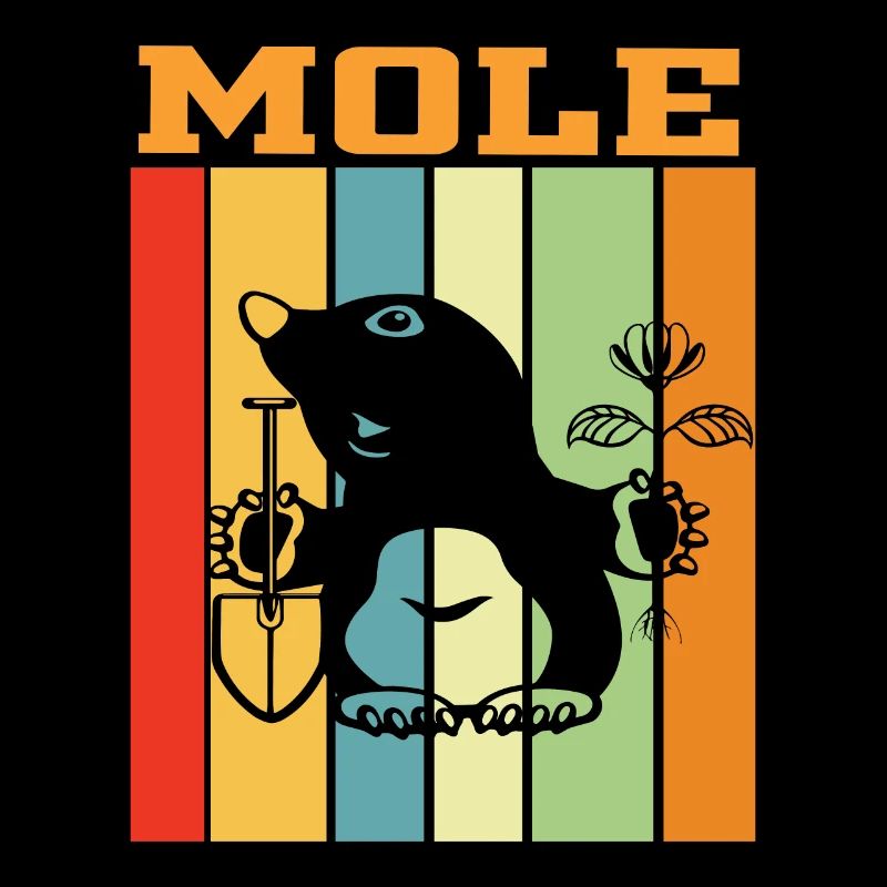 Mole Retro Jeu de couleurs