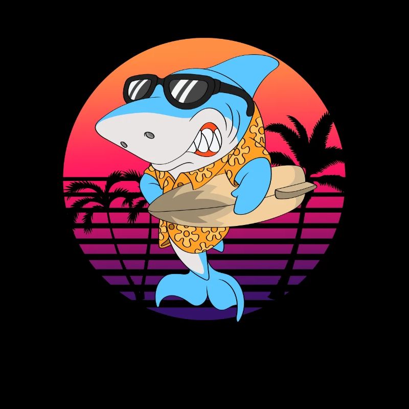 Surfer requin vacances de surf