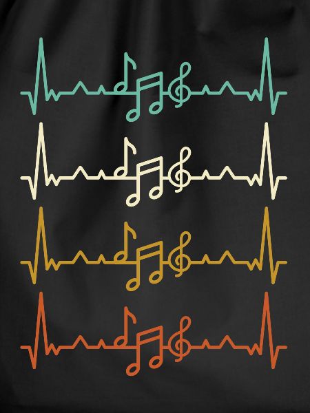 Music heartbeat EKG pulse