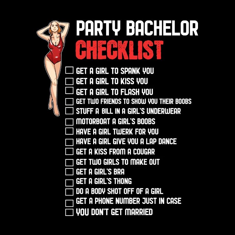 Bachelor Party Checklist - For Bachelor Party