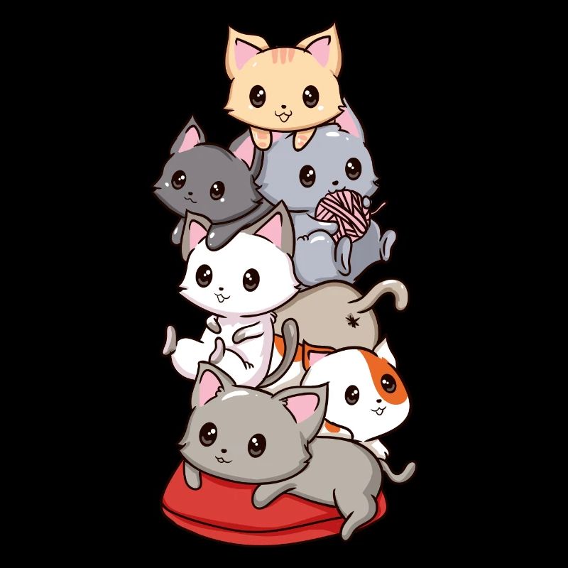 Cats anime kawaii neko