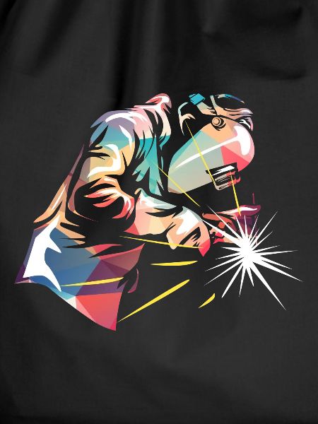 Welder welding