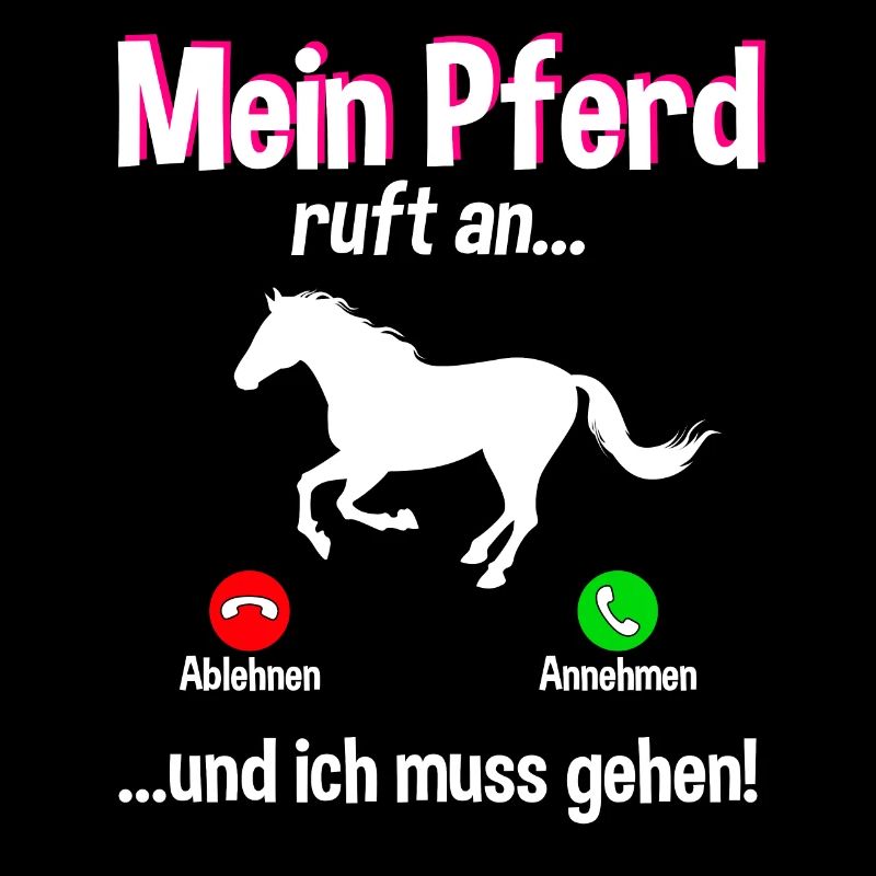 Lustiges Pferde Pferd Reiten Reiterin Geschenk