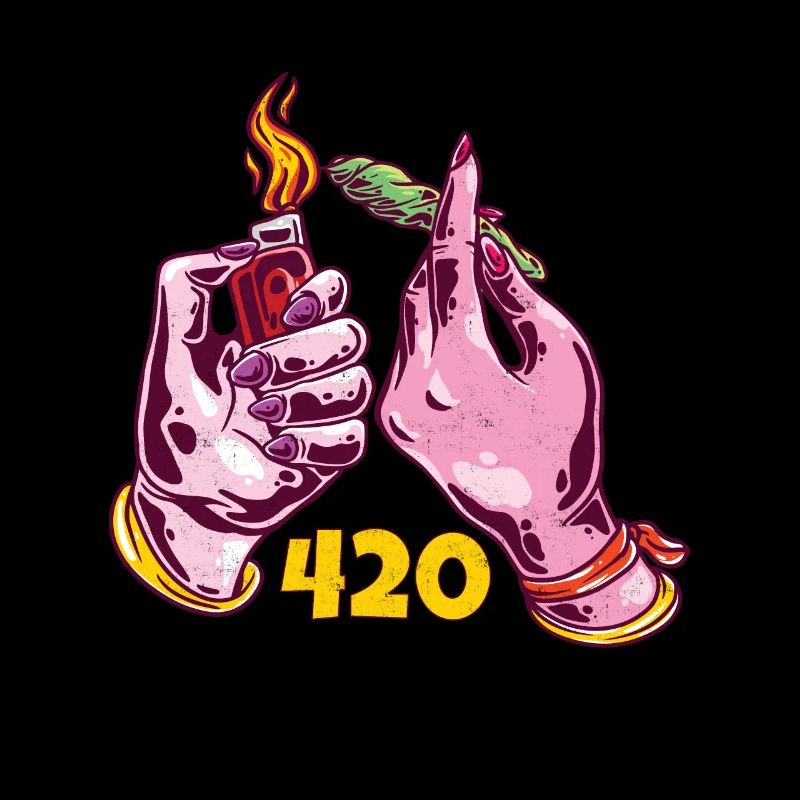 Articulation à la main pour fleuriste de haschisch 420