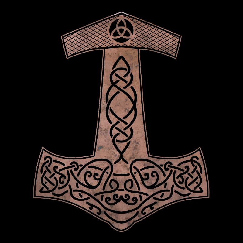 Hammer von Thor Mjölnir Kupfer Wikinger Geschenk