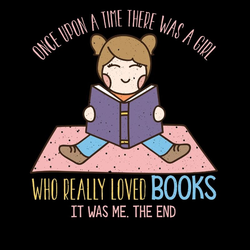 Reading book bookworm librarian author gift