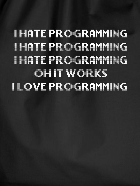 I Hate Programming Programmer Programmierer