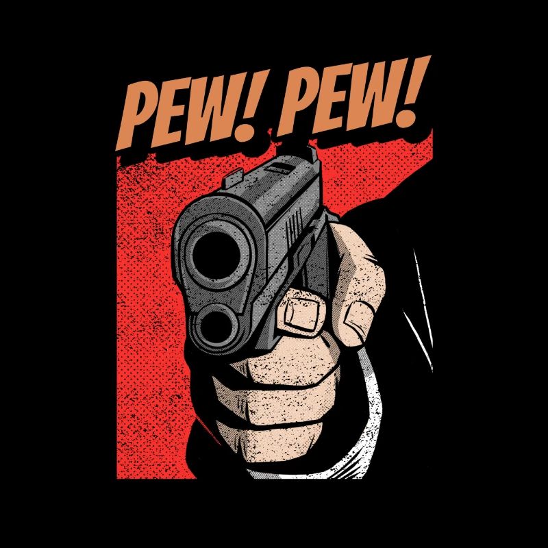 Pew pew gun comic