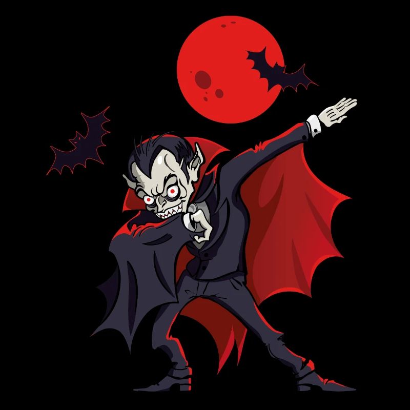 Halloween costume dabbing dab meme conception de vampire