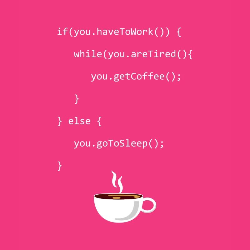 Programming Coffee Softwareingenieur Developer