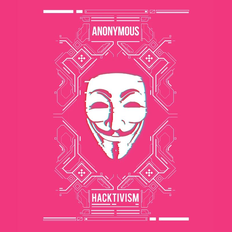 Anonymous Hacker Glitch HACKTIVISM
