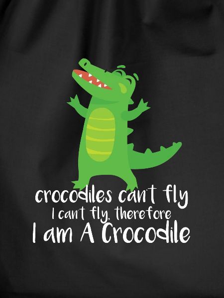 crocodiles can't fly