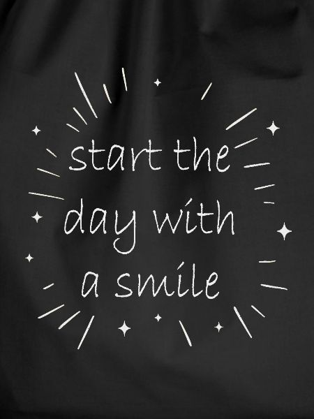 Smile smile saying