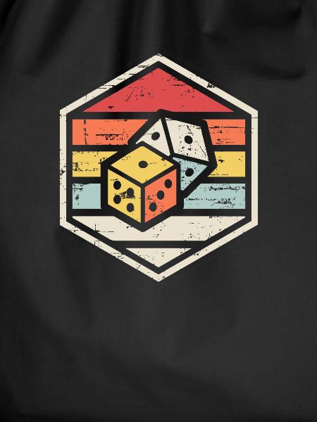 Retro Badge Dice