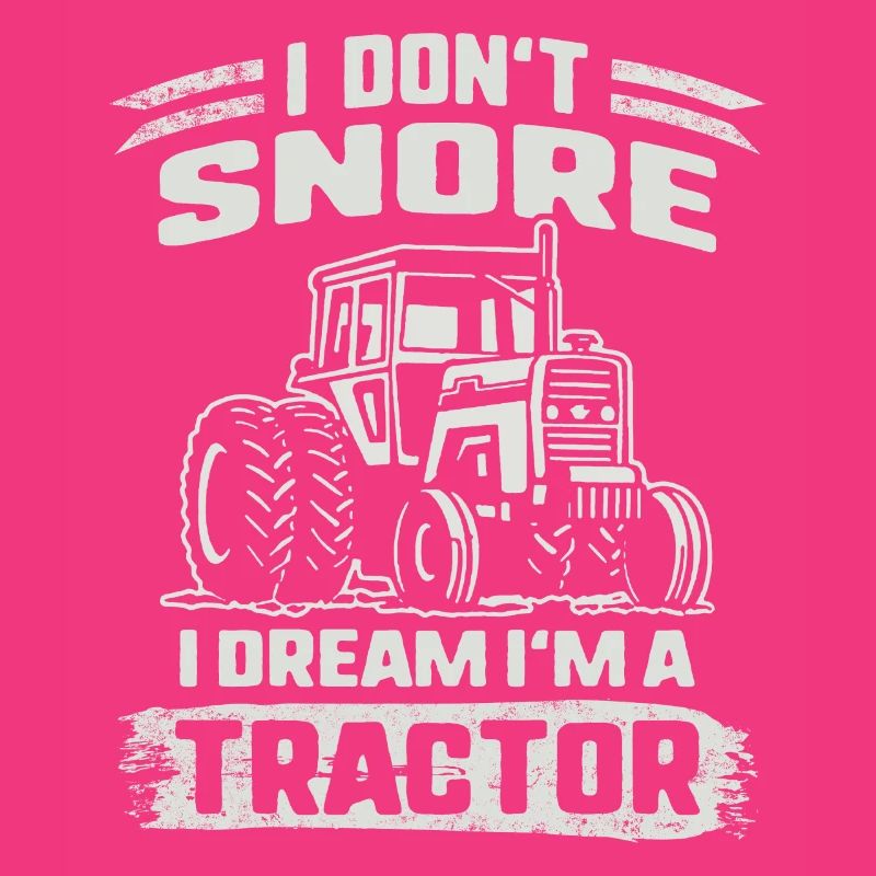 Schnarchhemd Ich schnarche nicht Ich träume, ich bin ein Traktor