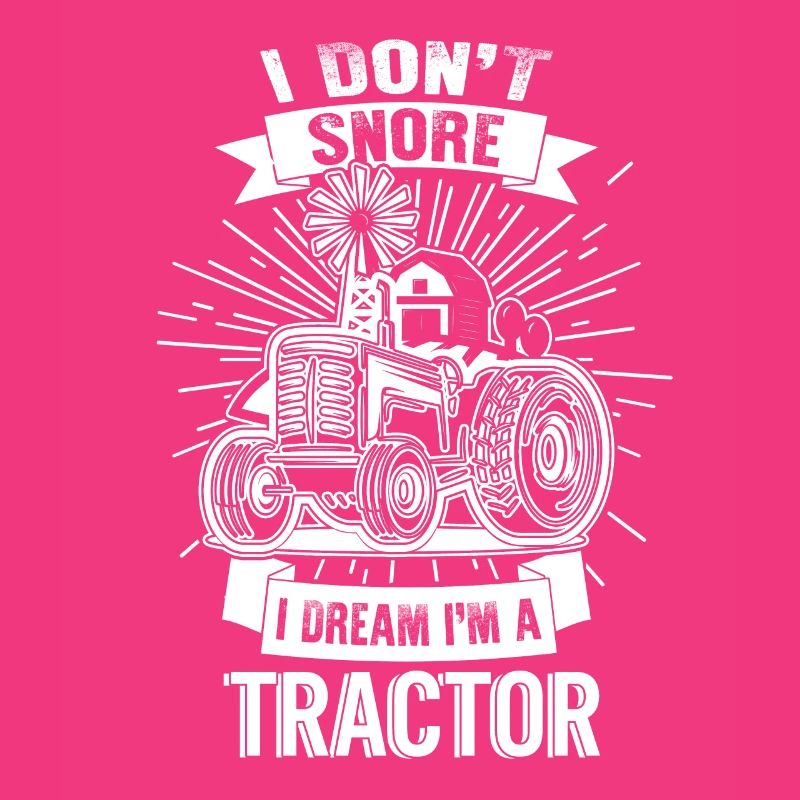 Schnarchhemd Ich schnarche nicht Ich träume, ich bin ein Traktor