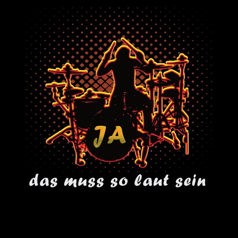 Drumming Schlagzeuger - Ja - das muss so laut sein