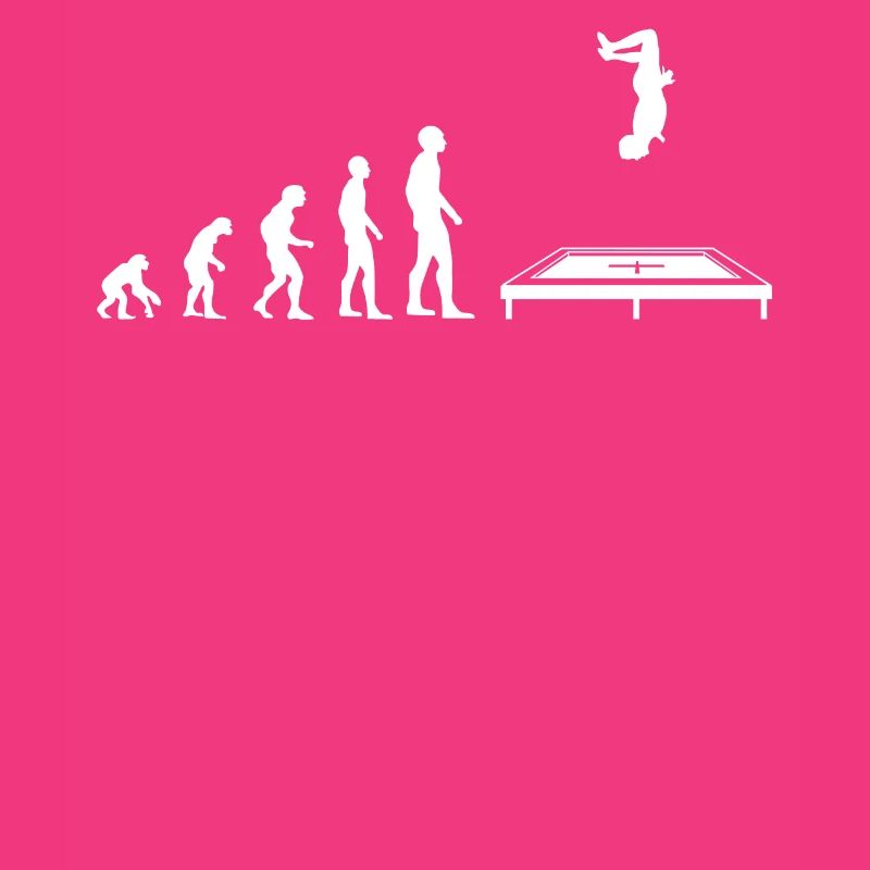 Trampolin Springen Sprung Evolution Geschenk