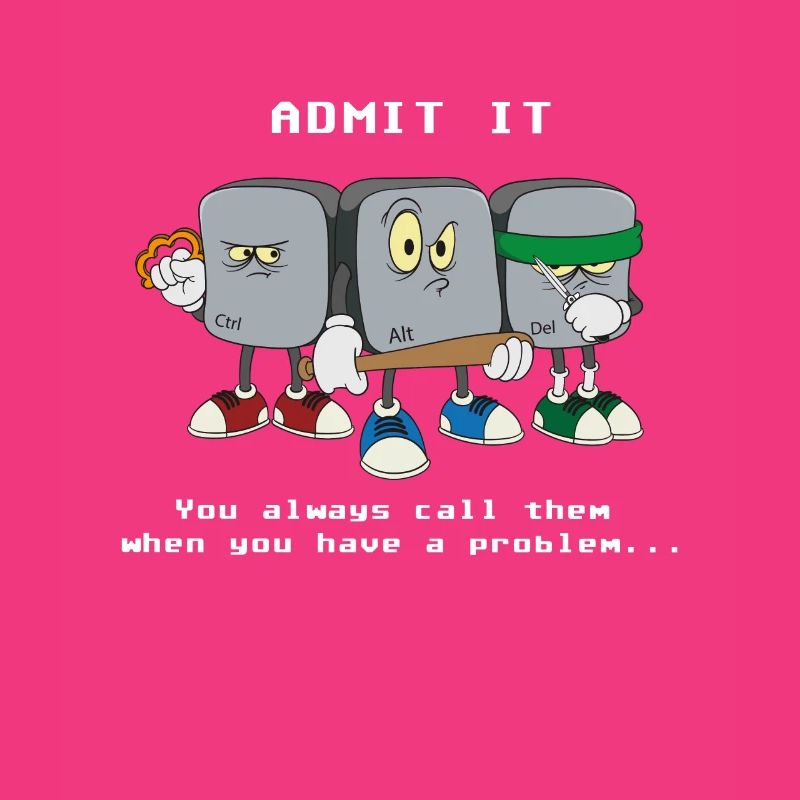 Informatiker Programmierer Strg Alt Entf Computer