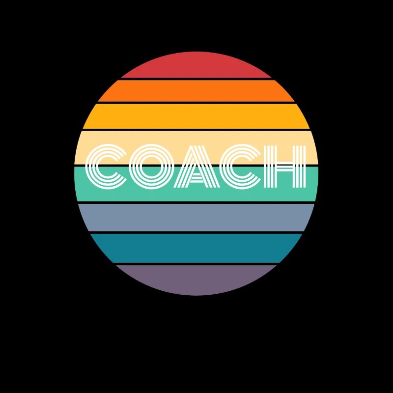 Rainbow COACH Shirt, Rétro COACH, COACH Sunset,