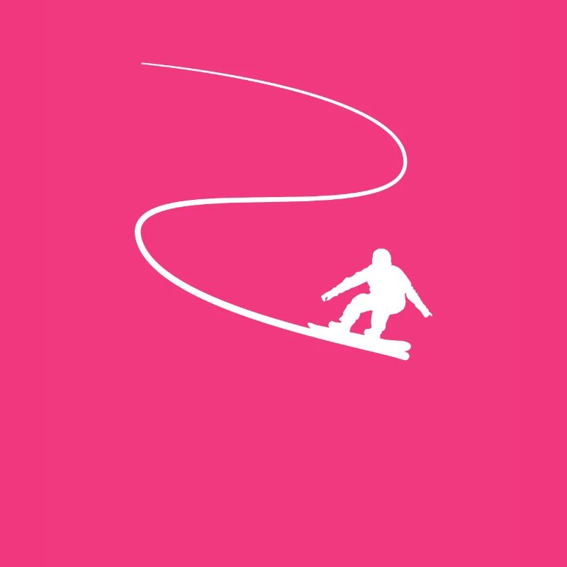 Snowboard Abfahrt Snowboarder