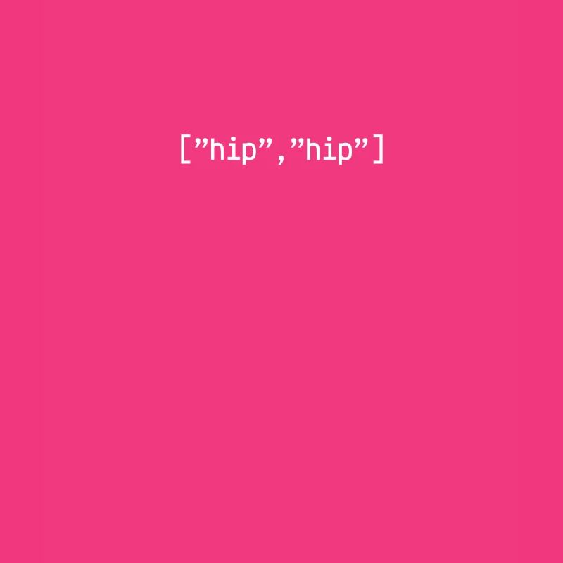 Hip Hip Array Programmer Coding