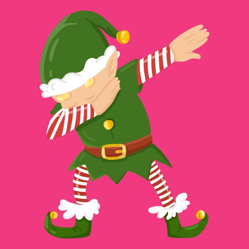 Elf dab dabbing Weihnachten funny Trend Geschenk