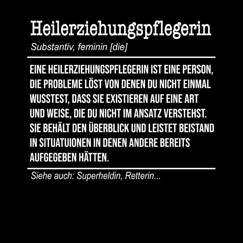 Heilerziehungspflegerin Definition Geschenk