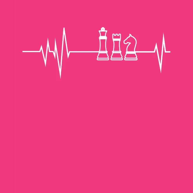 Chess Heartbeat Gift Idea Chess Player