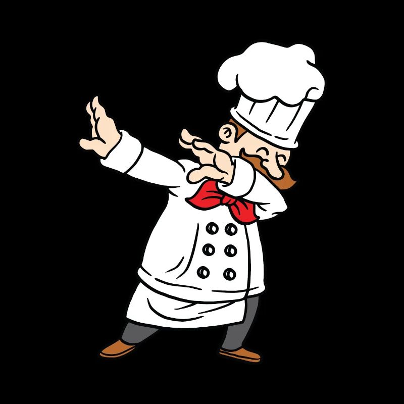 Dabbing Koch Küchenschef Chefkoch Dab Tanz