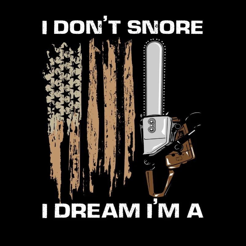 Chainsaw USA flag saying