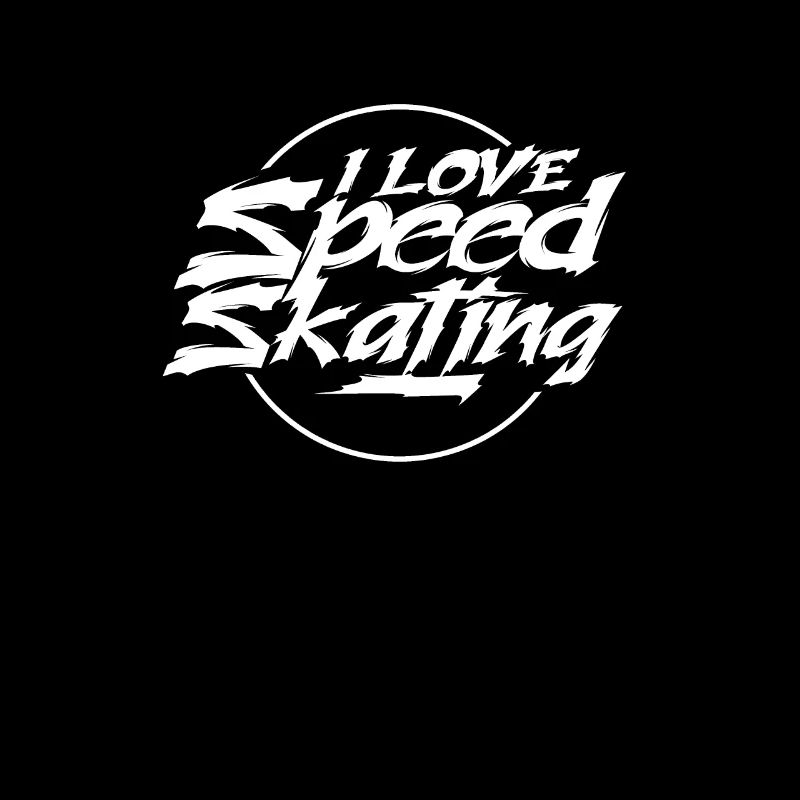I love speed skating, speed skating, speed skating