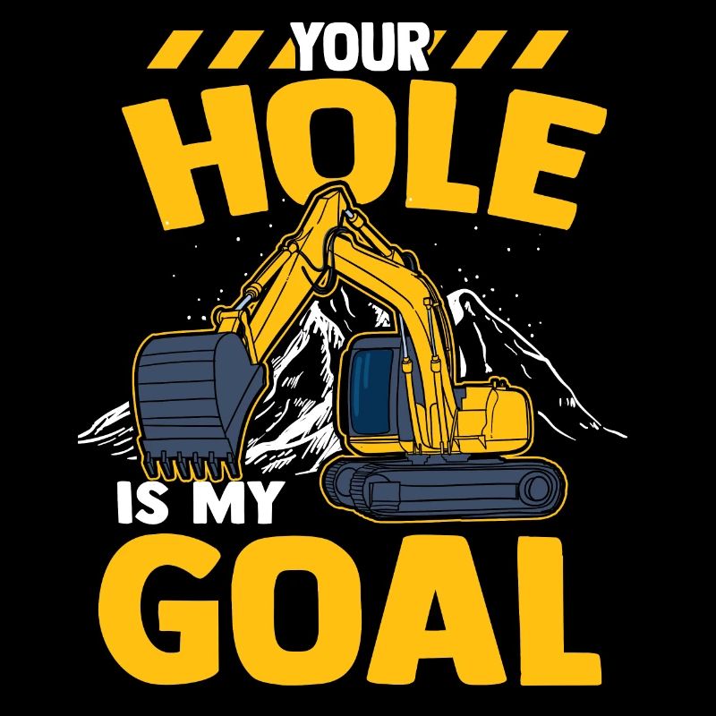 Excavator road construction