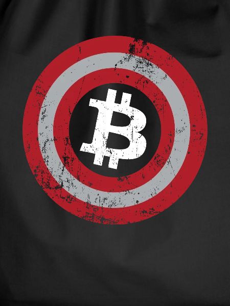 Bitcoin Button - Kryptowährung Bitcoins