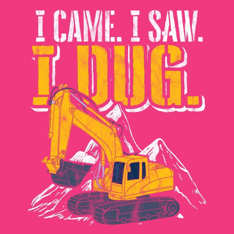 Excavator construction work road construction dredging work