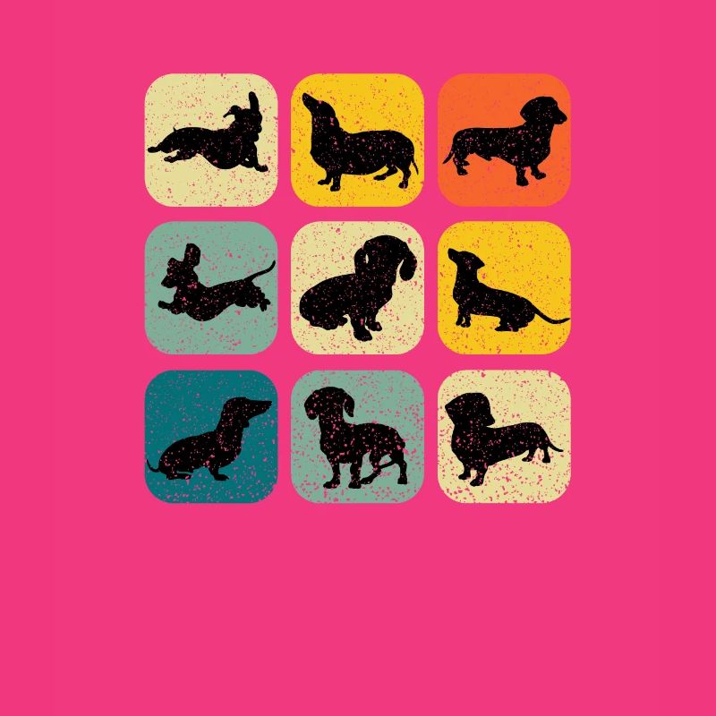 Teckel Dachshund Retro Edition 9