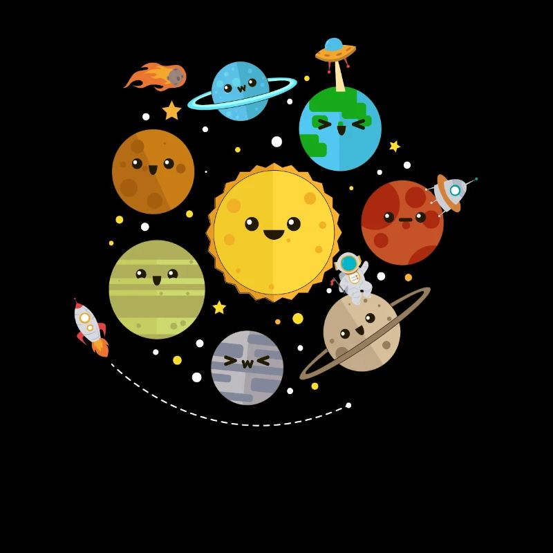 Astronomy Solar System Space Children