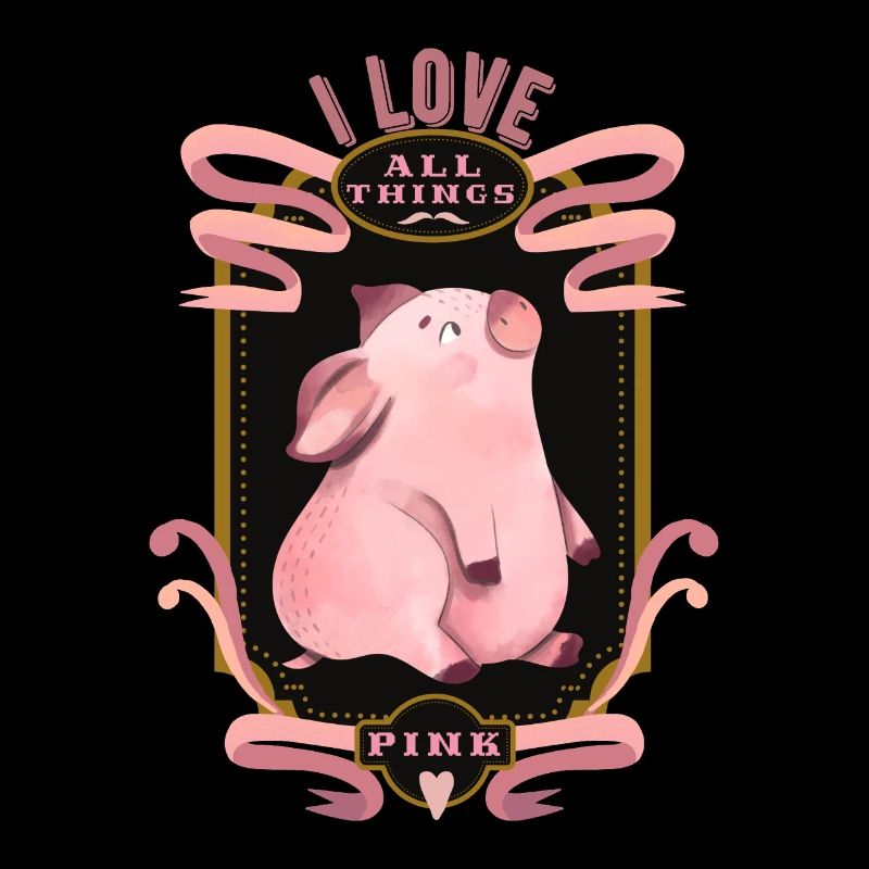 Pig, funny pig, lucky pig