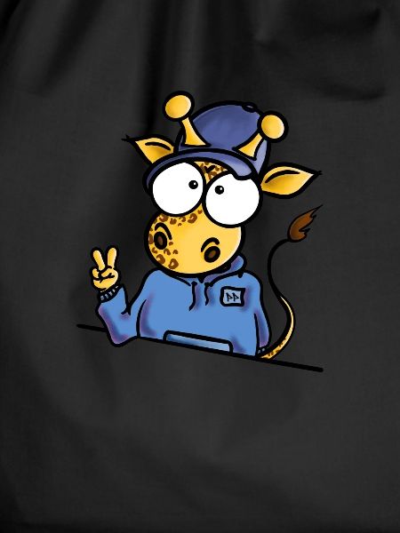 Giraffe with Cap Peace