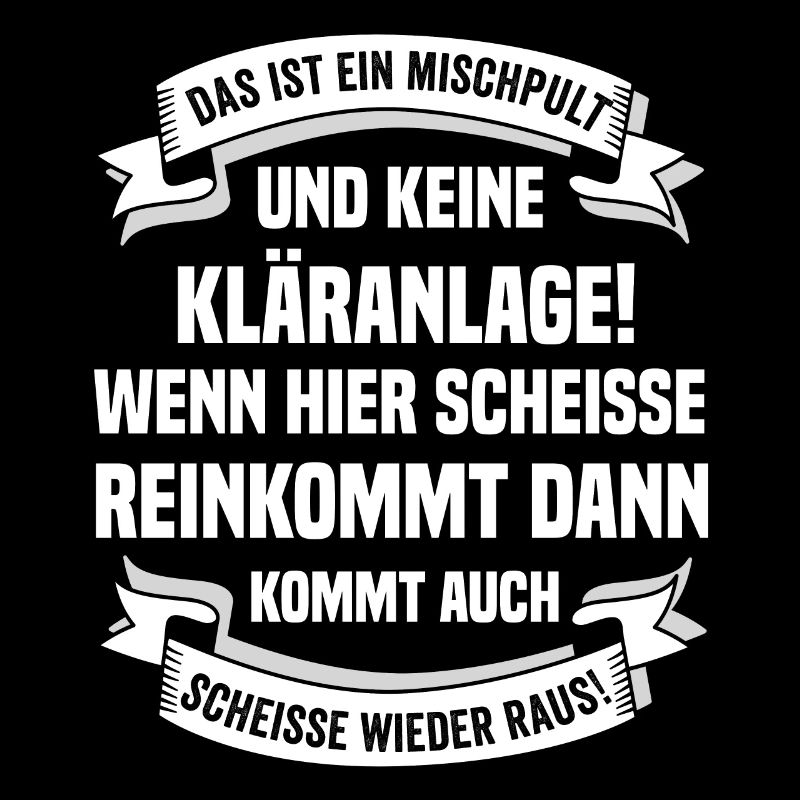 Ich bin ein guter Tontechniker