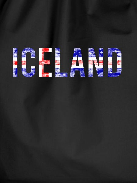Iceland Flag Font