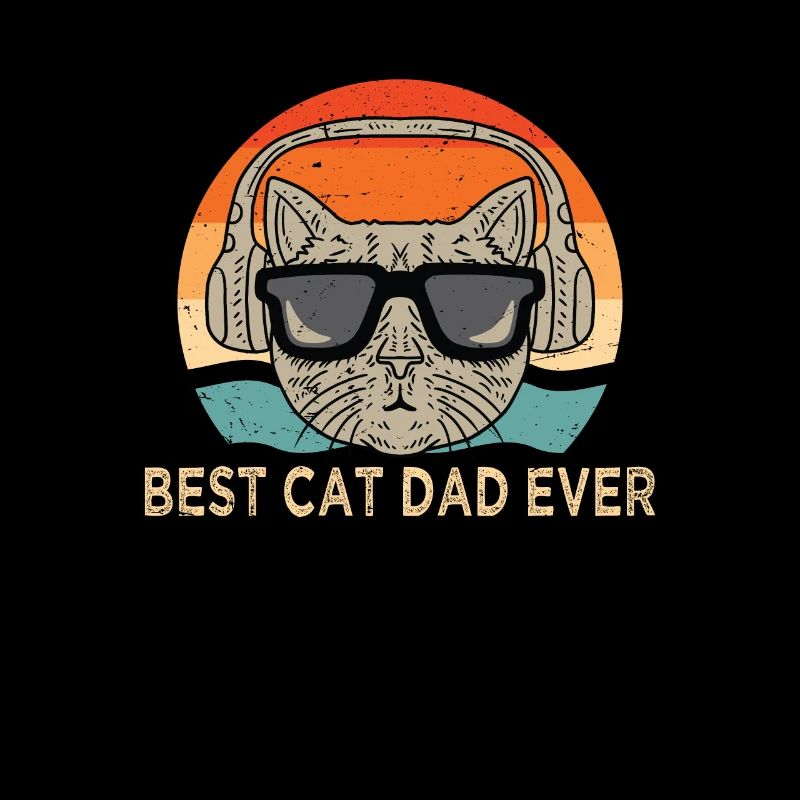Best Cat Dad Ever Katzenpapa Geburtstag Geschenk