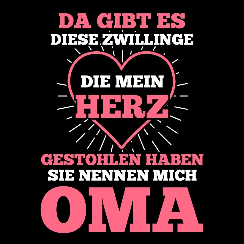 Oma Zwillinge Enkel Großmutter