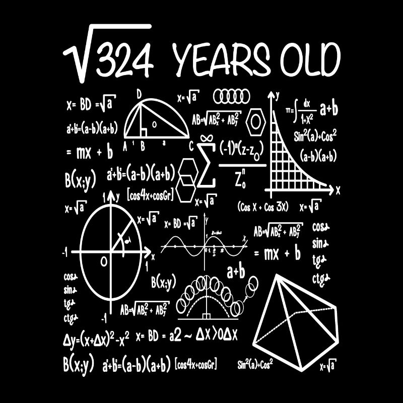 18th Birthday Mathematics Teacher Students