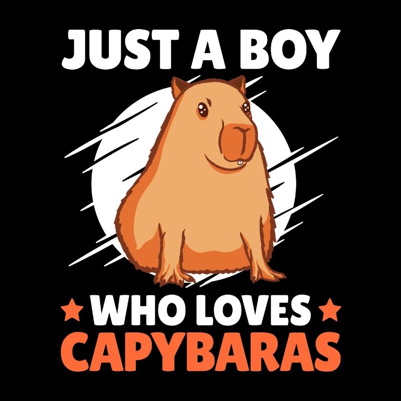 Le garçon des Capybaras aime le cochon d’eau