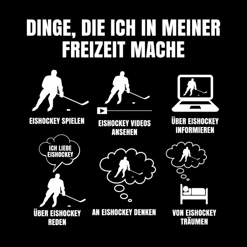 Dinge Die Ich In Meiner Freizeit Mache Eishockey