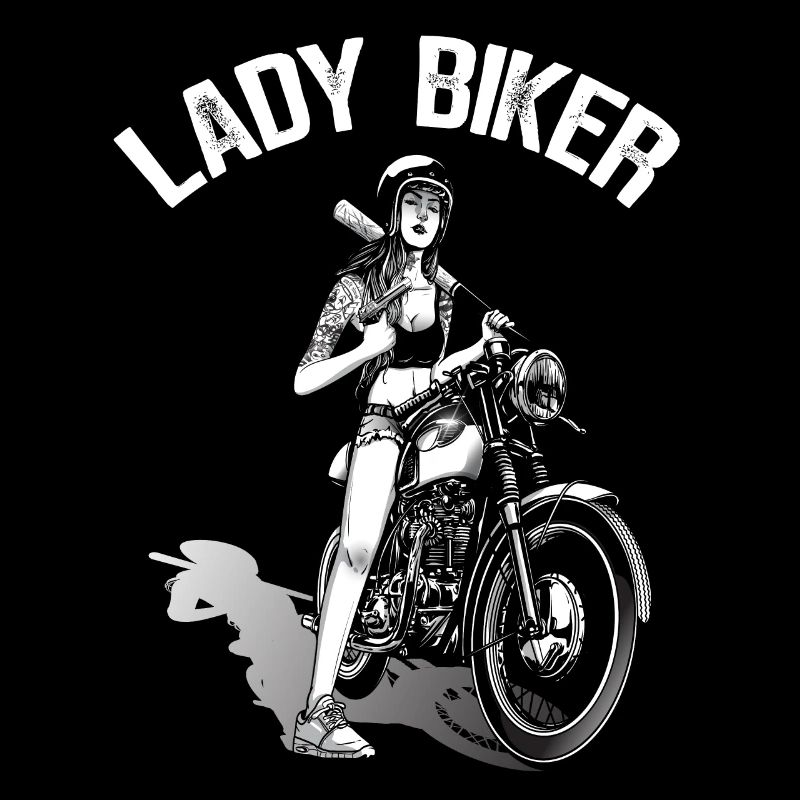 Motorcycle Rockabilly Women's Motorcycle Helmet