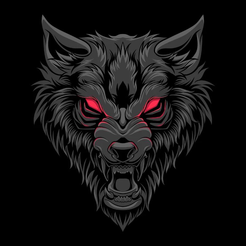 Fenrir Wolf - Wikinger Symbol