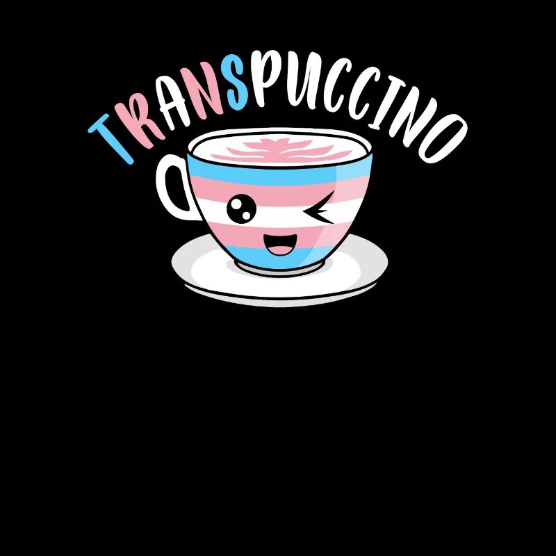 Cappuccino Trans Drapeau Trans Café