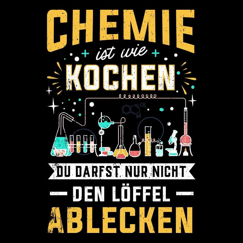 Chemie Geschenk Chemiker Wissenschaft Molekül Atom